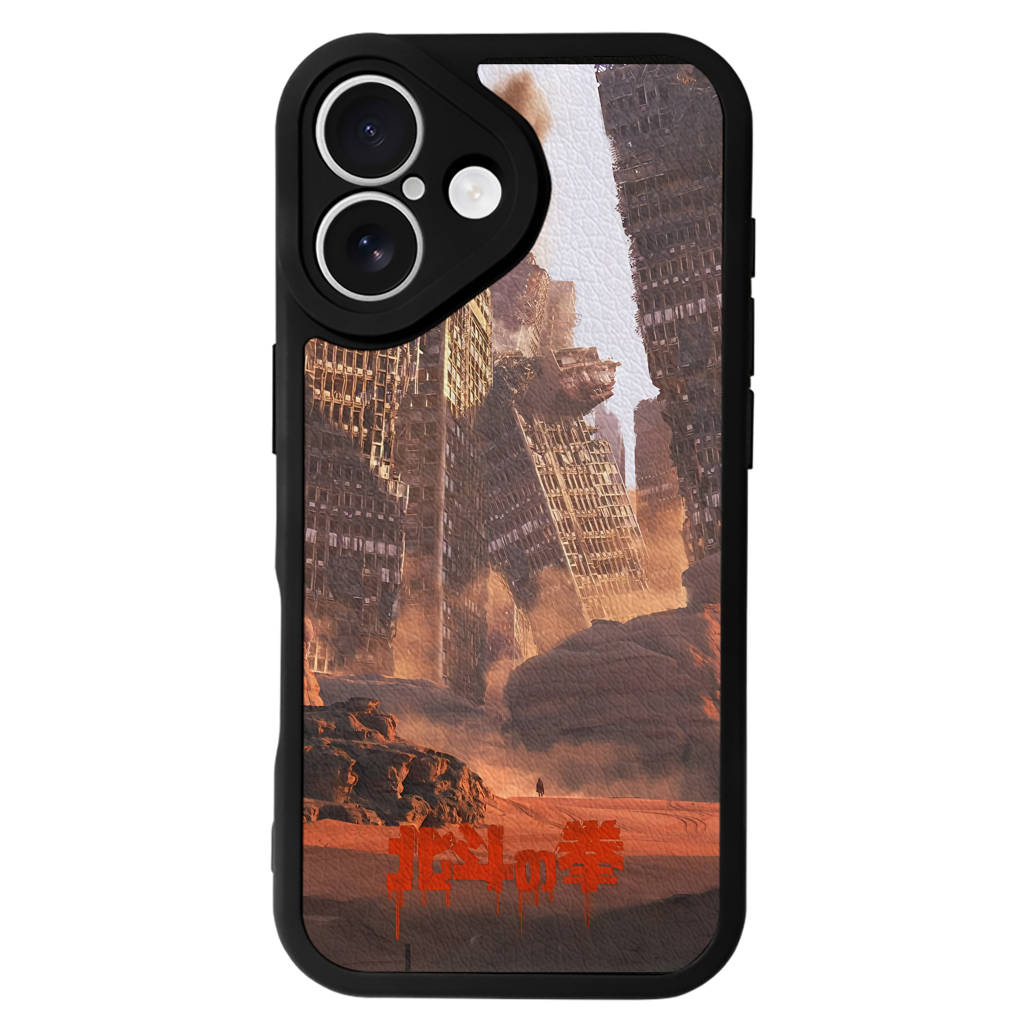 （画像用） 北斗の拳 Fist of the North Star 【iPhone 16シリーズ対応】シリコンスマホケース（レザー調） 材質：シリコン